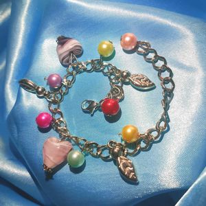 Multi Colour Beads Bracelet 🌷