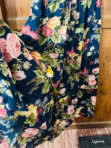 Floral Cotton Gown new