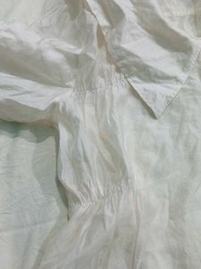 Chic White Peter Pan Collar Top
