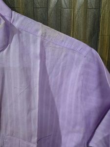 Light Purple Striped Kurta