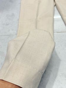 Classic Beige Khaki Tailored Trousers Pant
