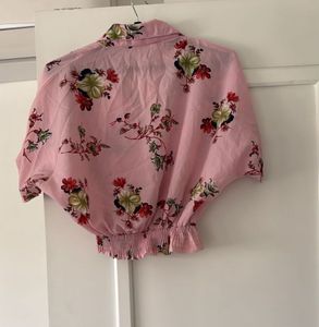 Floral Print Blouse Top, Bust-32/34