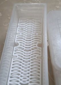 Set of Clear Plastic Storage Containers