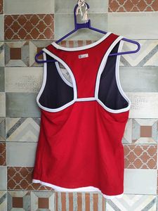 Red Sleeveless Tank Top