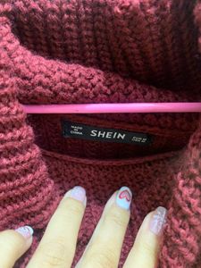 SHEIN turtle Neck Sweater