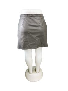 Faux Leather Mini Skirt Size 32