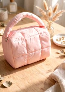 🆕Cute Pink Puffy pouch