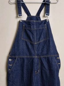 y2k streetwear dark washed denim jumpsuit