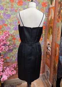 Elegant Black Spaghetti Strap Dress