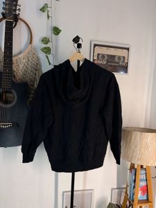 black print hoodies