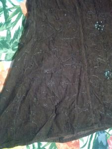 Embellished Brown Ethnic Skirt