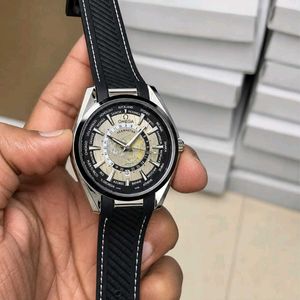 OMEGA Premium Silicon Band With Silver Lock