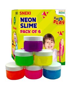 Neon Slime. Pack Of 6. Brand-new.Unused