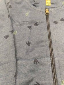 Cute Kids' Blue Zip-Up Hoodie