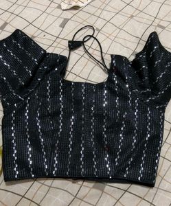 Sparkling Black Blouse