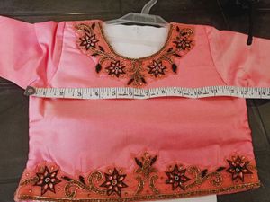 Elegant Girls' Pink Lehenga Choli Set