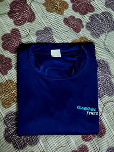 Royal Blue Dry Fit Round Neck T-Shirt | Gabriel Ty