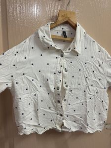 polka dot shirt