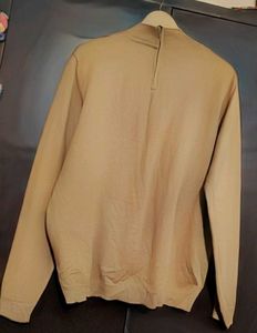 Tan Color Chain Detail Knit Winter Top for 42 Bust