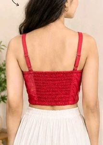 Beautiful Red Embroidered Blouse ❤️✨