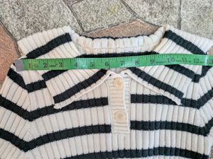 Girls striped pullover