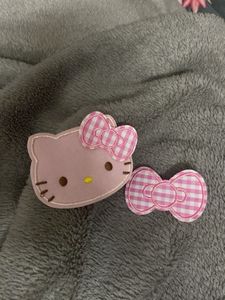 Sanrio Hello Kitty Embroidered Hair Clips