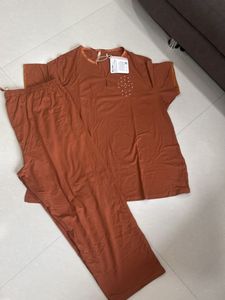 Comfortable Brown Pyjama Set