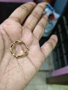 anti tarnish Sparkling Wave Ring