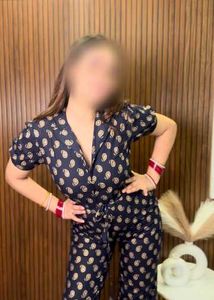 Stylish Paisley Print Jumpsuit