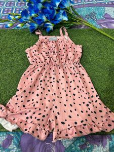 🤍 Cute Polka Dot Romper for Girls