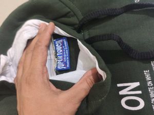 Men's Green Graphic Hoodie