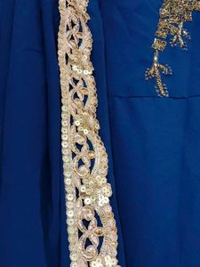 Royal Blue Embellished Gown