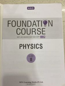 MTG Foundation Course Physics Class 8