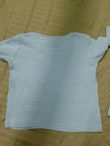 Baby Blue Striped T-Shirts (2-Pack)