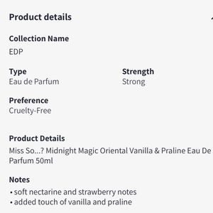 Miss So Midnight Magic Perfume- 50ml