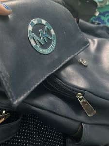 Michael Kors Navy Blue Backpack/ Hand Bag(COPY)