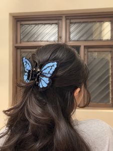 Cute Blue Butterfly Hair Claw Clip🦋