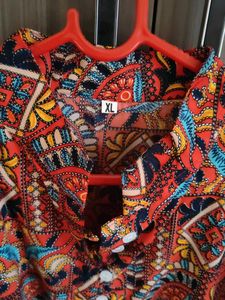 Patterned Casual Dress