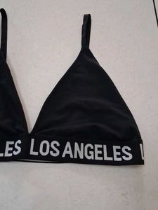 Black Los Angeles Bralette