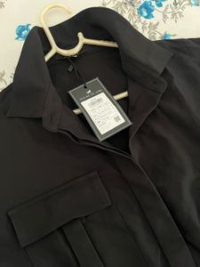 Stylish Black Short Sleeve Top