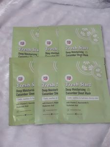 Myglamm Popxo Fresh Start Sheet mask Combo of 6