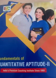 Fundamentals of Quantitative Aptitude-I Book