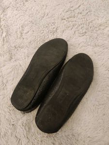 Hi-attitude Black Ballerinas