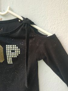 Girls Cold Sholder Tshirt For Age 2 To 3 Years