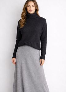 Cozy Turtleneck Knit Sweater