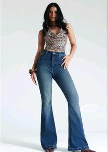 Women's Blue Bootcut Denim Jeans