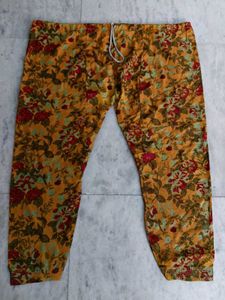 New Vintage Floral Print Kurta Pajama Set