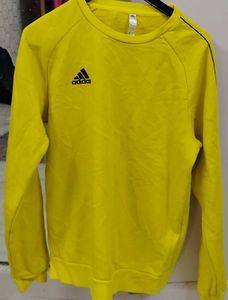 Adidas Yellow Crewneck Sweatshirt
