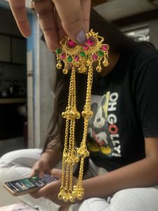 Elegant Gold Plated kashmiri jhumka