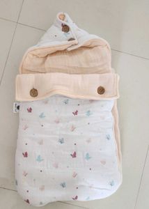 Baby Cocoon Swaddle with Butterfly Print